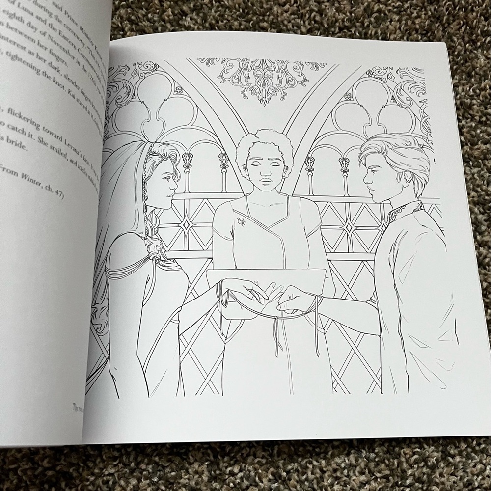 The Lunar Chronicles Coloring Book - Picture 6 of 12